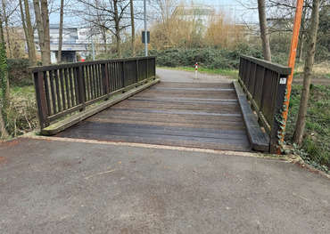Brücke Freiherr-vom-Stein-Str. vorher Brücke Freiherr-vom-Stein-Str. vorher