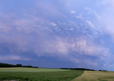 Ein Unwetter braut sich zusammen