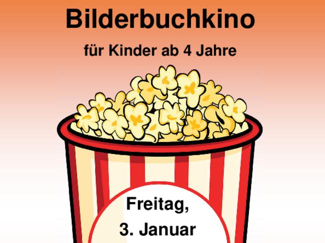 Plakat Bilderbuchkino in der Stadtbücherei Bornheim