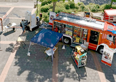 Auf dem Aktionstag präsentierte sich auch die Feuerwehr Wachtberg Auf dem Aktionstag präsentierte sich auch die Feuerwehr Wachtberg