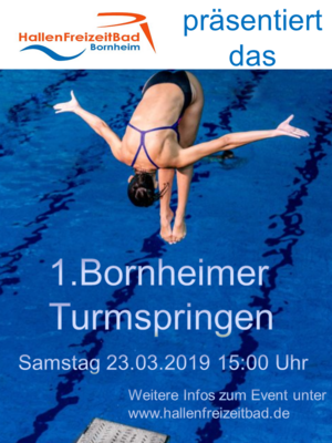 Plakat 1. Bornheimer Turmspringen