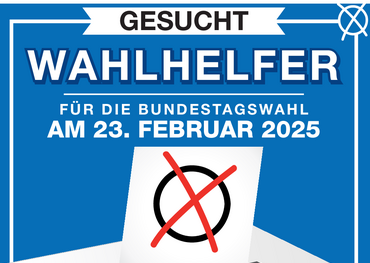 Plakat Wahlhelfer*in werden