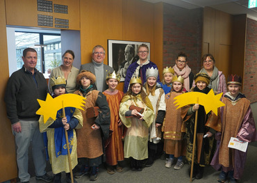 Roisdorfer Sternsinger im Bornheimer Rathaus