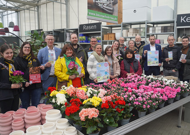 Akteure bei der Vorstellung der Frühlings- und Spargelaktionswochen Akteure bei der Vorstellung der Frühlings- und Spargelaktionswochen