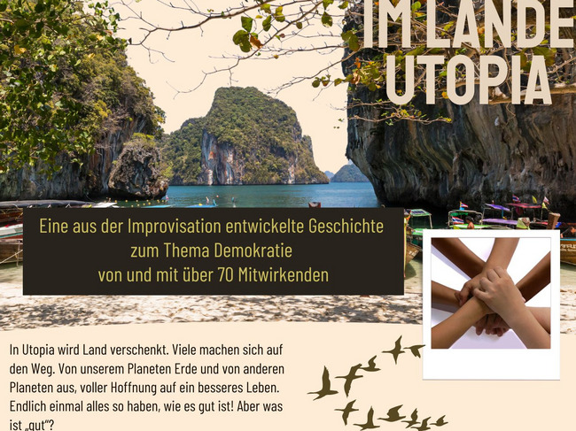 Einladung Theaterprojekt Im Lande Utopia