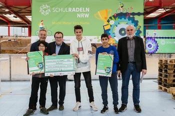 AvH: Dritter Platz in der Kategorie "Meiste aktive Radelnde". Foto: Zukunftsnetz Mobilität NRW/Smilla Dankert