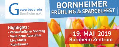 Der Gewerbeverein Bornheim lädt zum „Bornheimer Frühling mit Spargelfest“ ein.