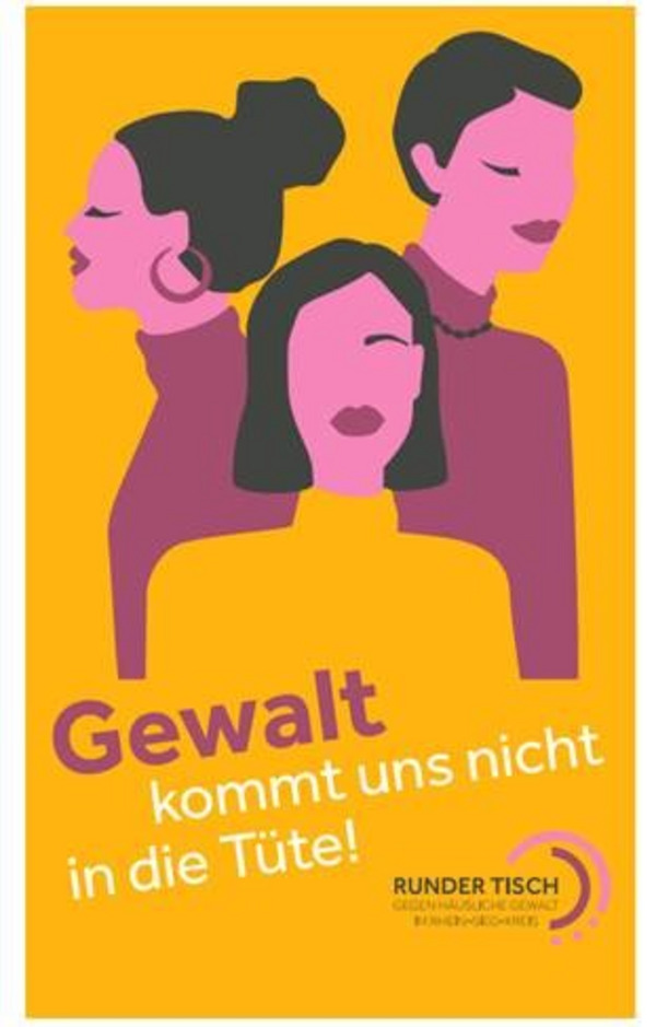 Aktion Gewalt kommt uns nicht in die Tüte Aktion Gewalt kommt uns nicht in die Tüte